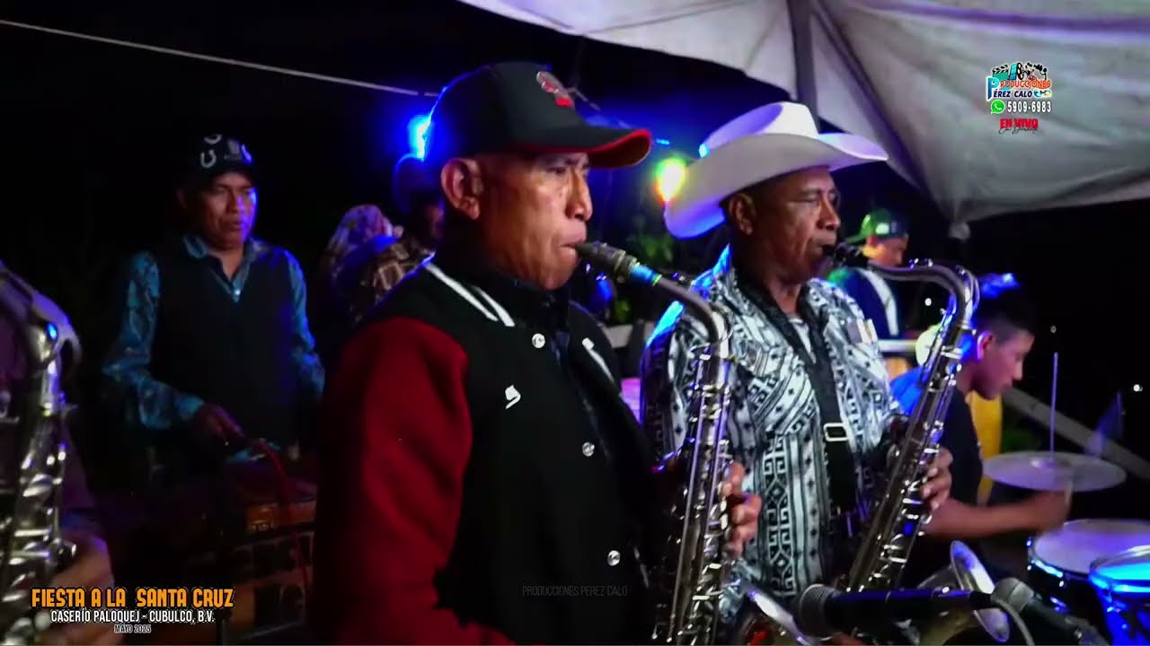 Noche bailable en honor a la Santa Cruz en Caserío Paloquej  - Cubulco, B.V. 2025