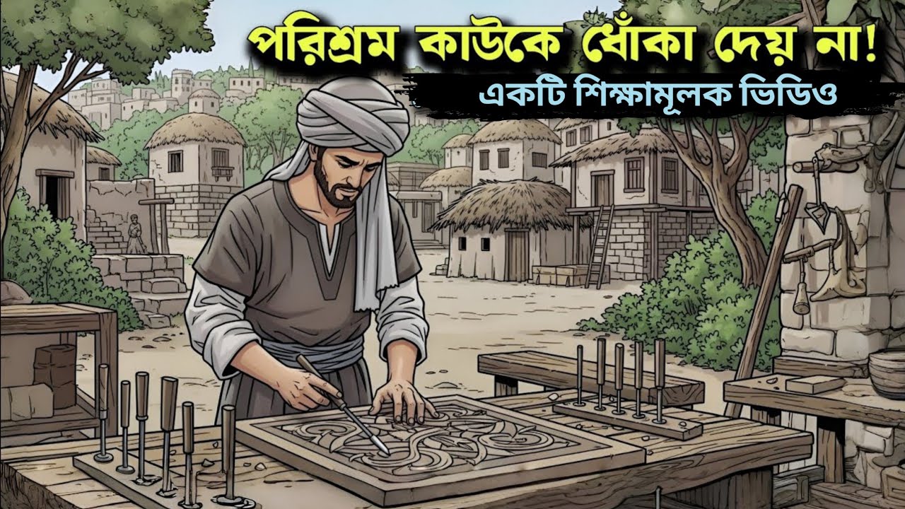 পরিশ্রম কাউকে ধোঁকা দেয় না, পরিশ্রম করো | শিক্ষণীয় কাহিনী | ইসলামীক গল্প | Islamic Voice Bangla