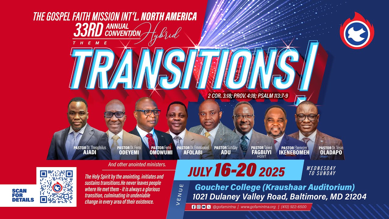 GOFAMINT NA Convention 2025 | Transitions | Day 4 | Worship Night