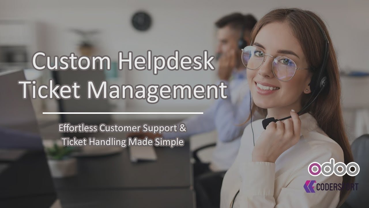 Odoo Custom Helpdesk Ticket Management | Odoo Helpdesk Management | Odoo Ticket Management