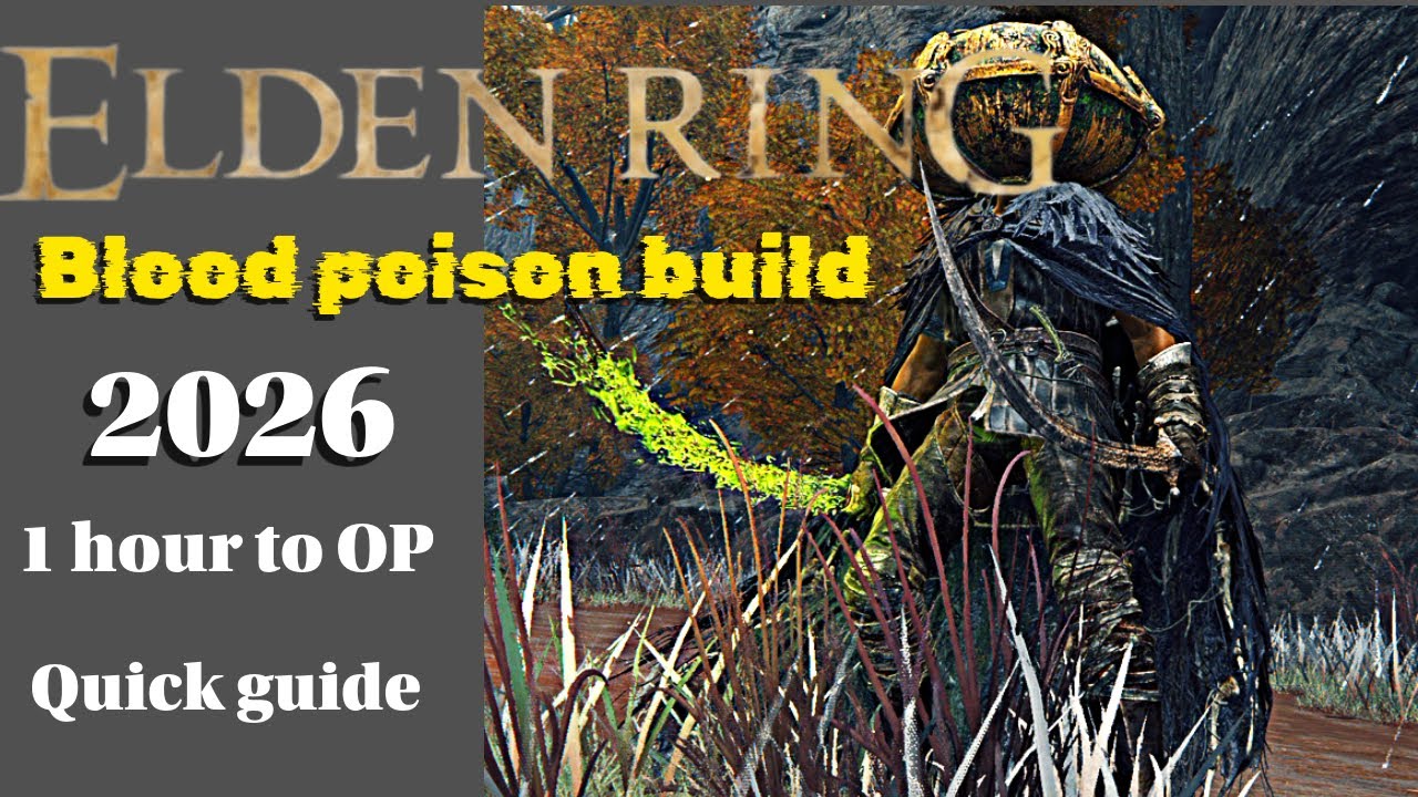 Elden Ring 2026 - NEW BUILD - Blood poison build in progress. Already OP at level 50