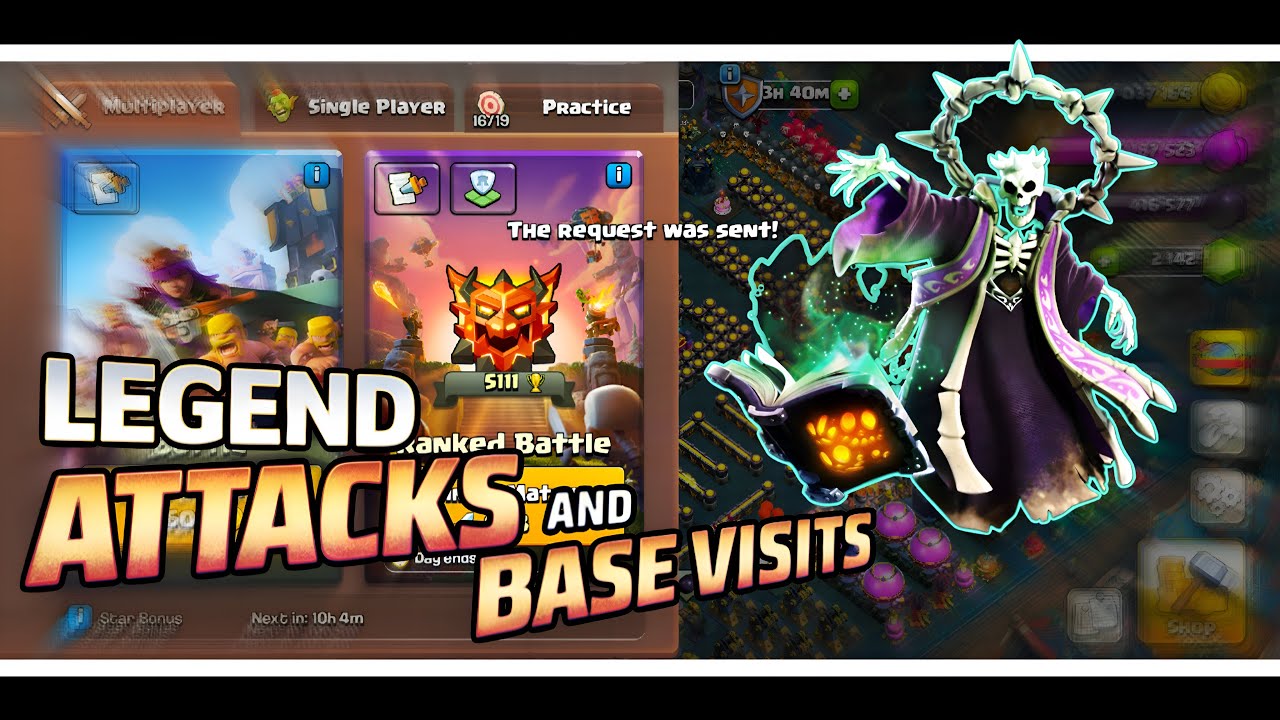 Shorts Stream | Base Visit and Live Legend league Attacks  #coc #clashofclans #supercell #shortlive