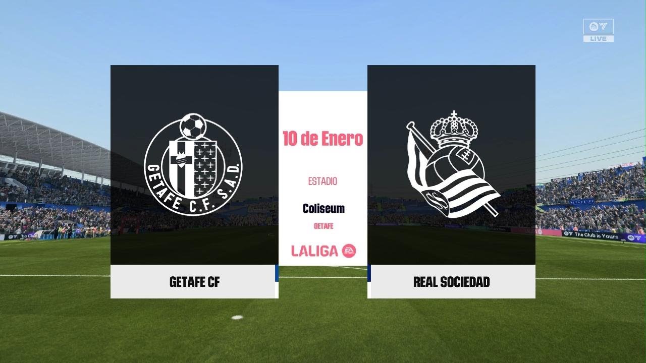 EA SPORTS FC 26 - LaLiga | Getafe vs Real Sociedad | Partido rápido