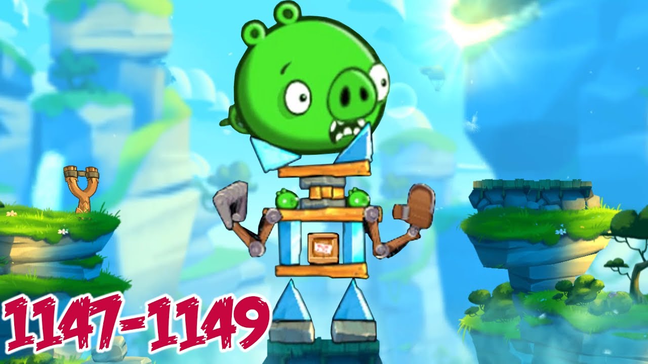 Angry Birds 2 LEVEL 1147–1149 – Cobalt Plateaus Twin Beaks – Walkthrough 3 Star (iOS, Android)