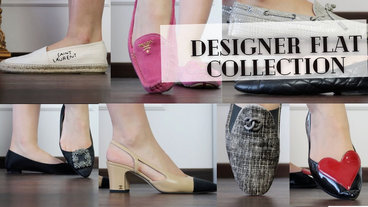 Коллекция дизайнерской обуви - балетки | Примерка и обзор | Chanel, Manolo Blahnik, Saint Laurent...
