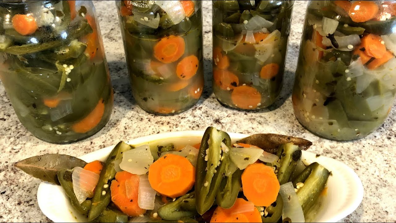 CHILES EN VINAGRE CASEROS , Cómo Conservarlos hasta por 2 Años.