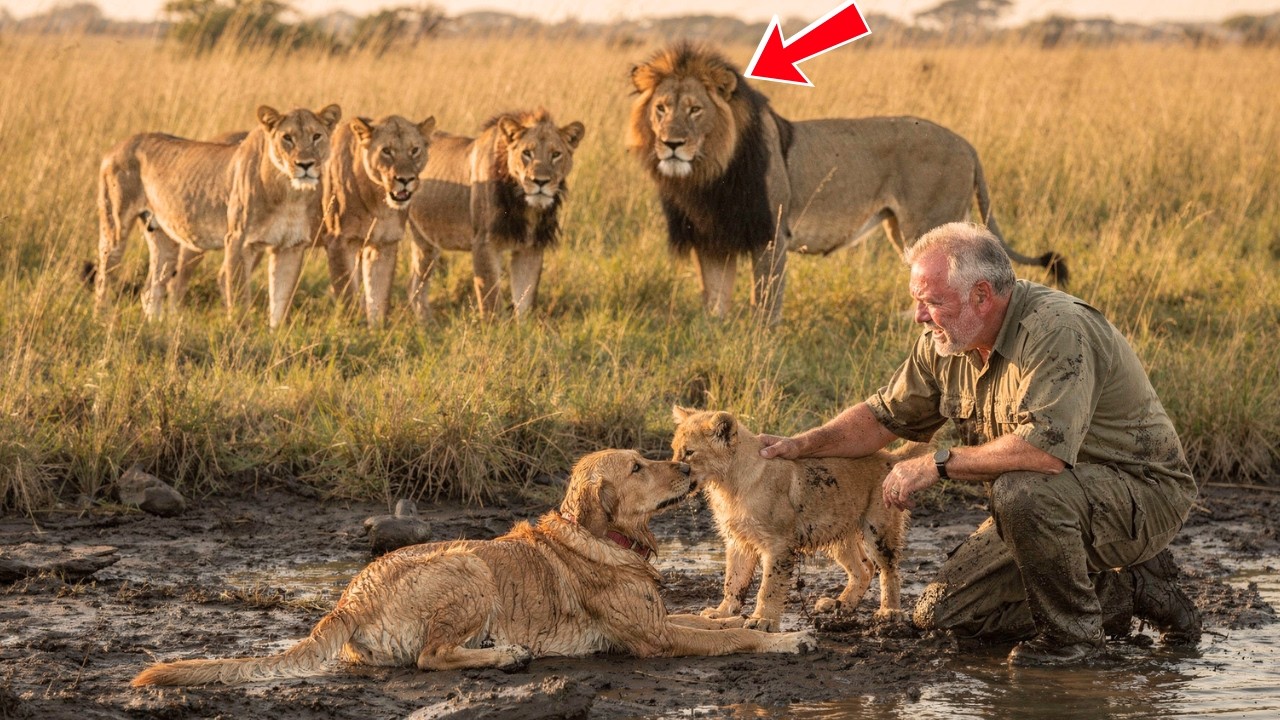 A Dog Rescued a Lion Cub From the Flood — Then the Lions Did the Unthinkable