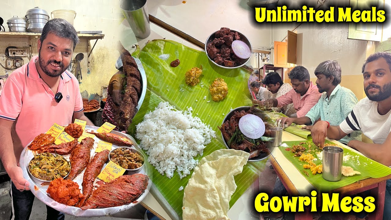 UNLIMITED Non Veg Meals & Side Dish வேட்டை in Coimbatore - கோவை மக்கள் குவியும் வீட்டு முறை உணவகம்