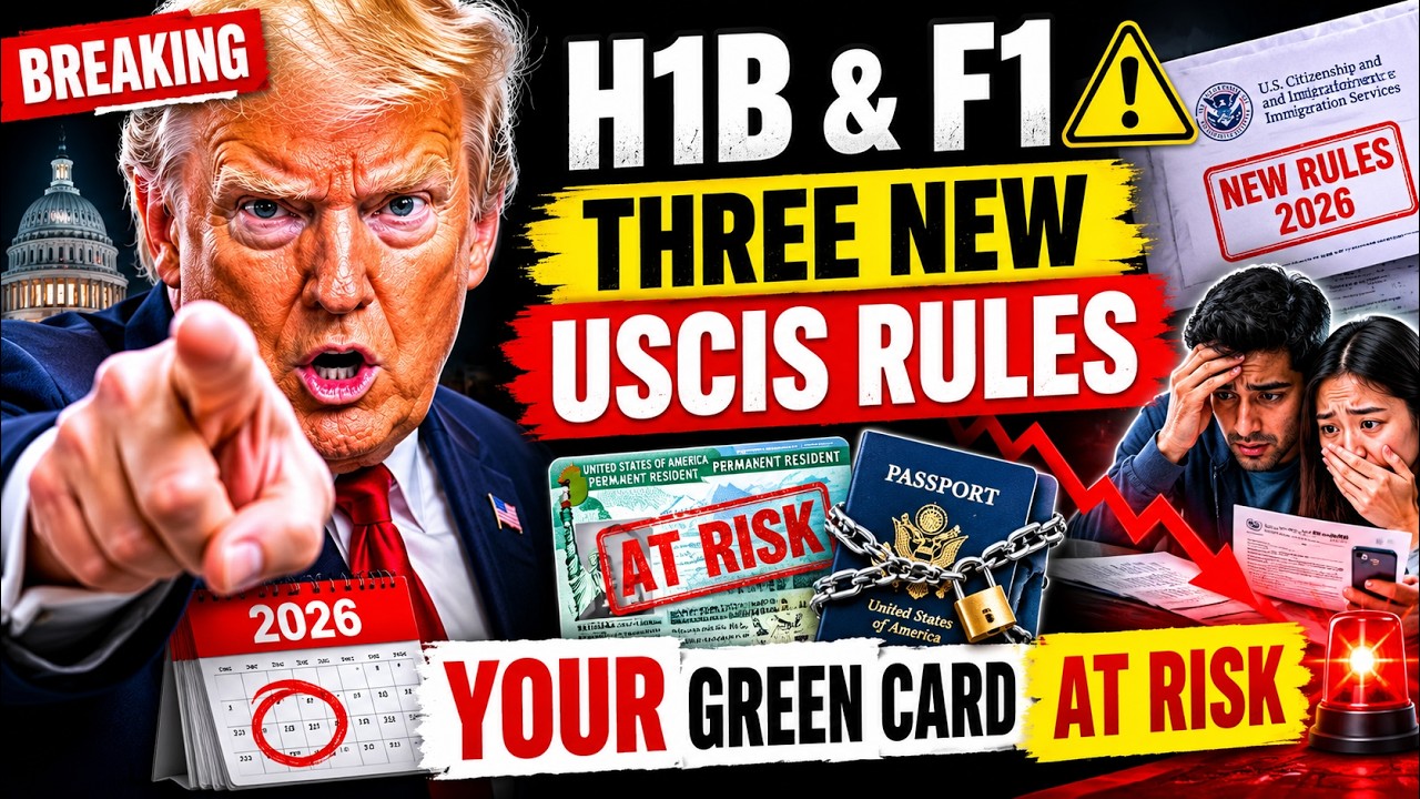 Обладатели виз H1B и F1 столкнулись с ТРЕМЯ новыми правилами USCIS, которые ставят под угрозу ВАШ...