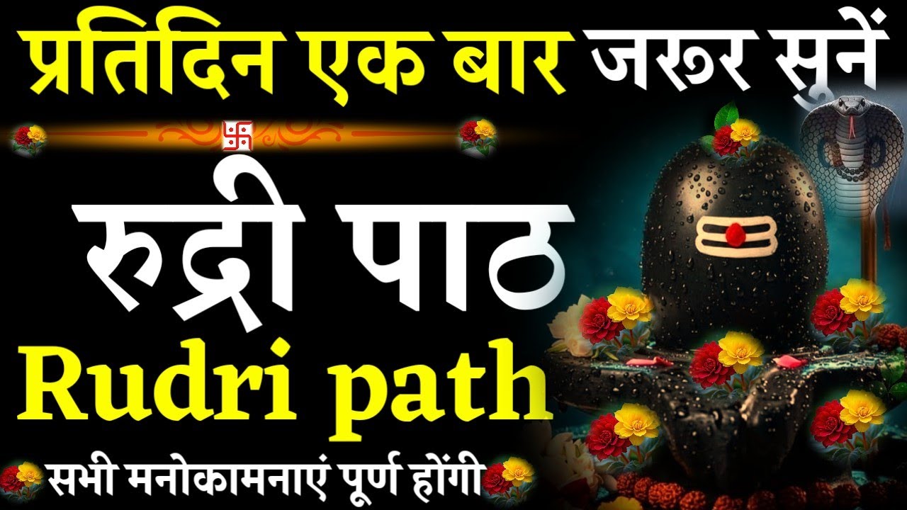 Rudri path ||रुद्री पाठ |प्रतिदिन एक बार जरूर सुनें| #@pujapathmantrastotra_shakti9 #rudripath #shiv