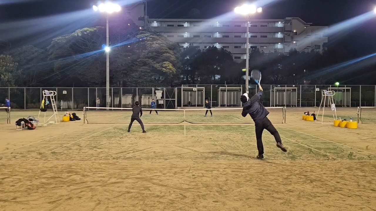 【テニス向上委員会】242 ダブルス4ゲーム 3試合(+延長)