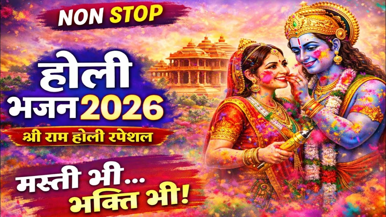 Non Stop Holi Bhajan 2026 | Shri Ram Holi Special | Holi Masti Bhajan 