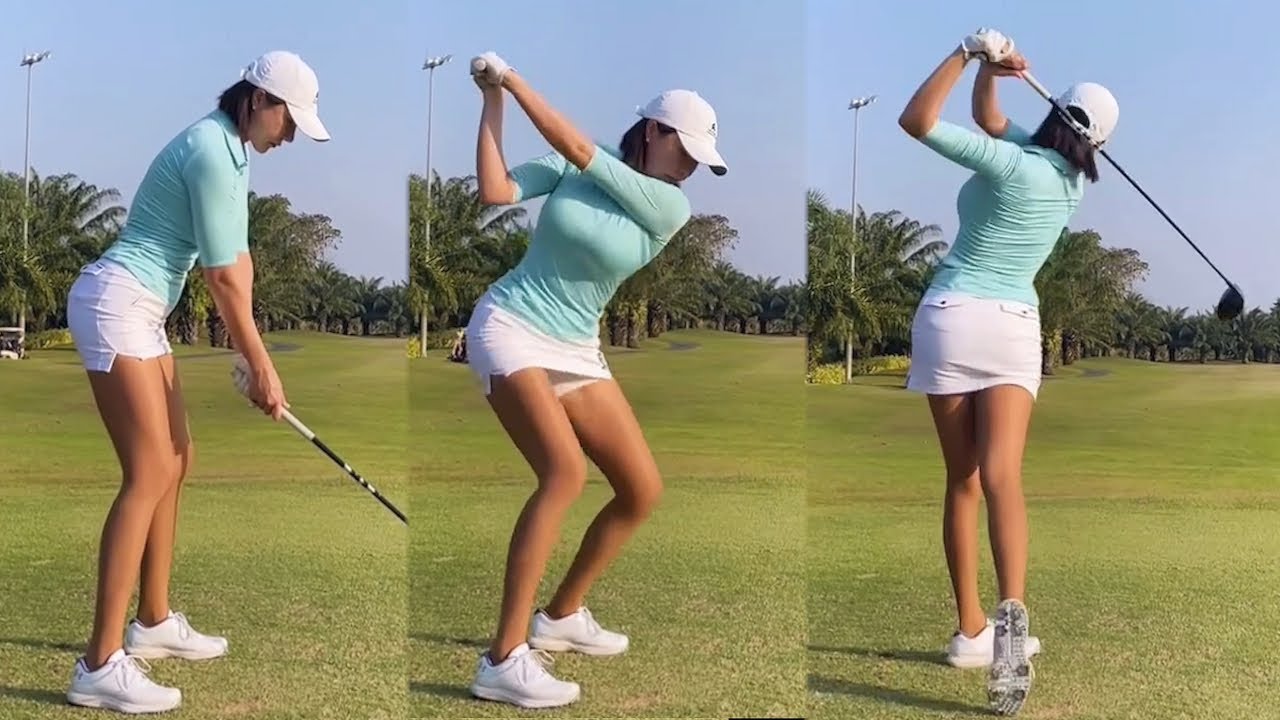 명품 백스윙탑포지션! KLPGA 이시온 프로의 골프스윙!