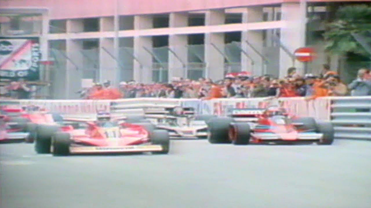 GP Monaco 1978 F1 Servizio RAI Ferrari Gilles Villeneuve Carlos Reutemann Niki Lauda Mario Andretti