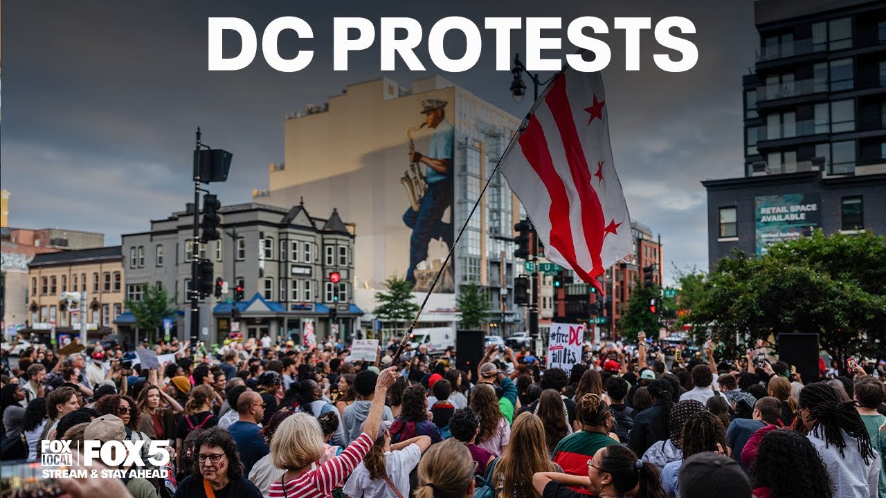 Protests against federal takeover ERUPT in DC