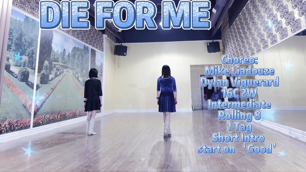 DIE FOR ME Line Dance | Intermediate | Mike Liadouze & Dylan VIGUERARD