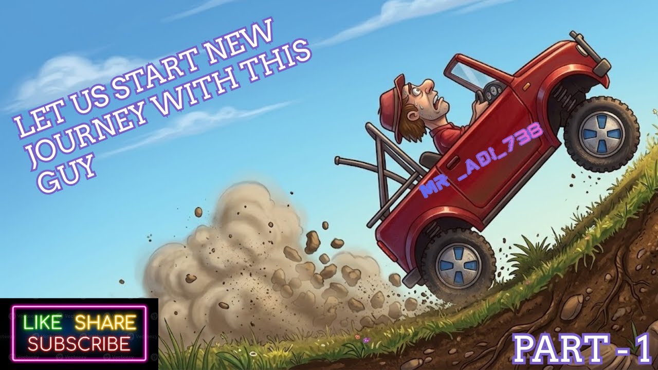🏎️ WELCOME TO DAY 1: HILL CLIMB RACING START! 🏁