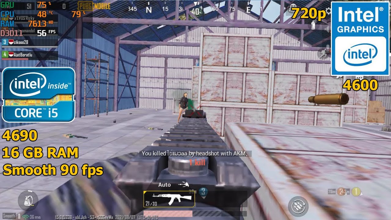 PUBG Mobile GameLoop | i5 4690 | Intel HD 4600 | 16 GB RAM | Smooth 90 fps