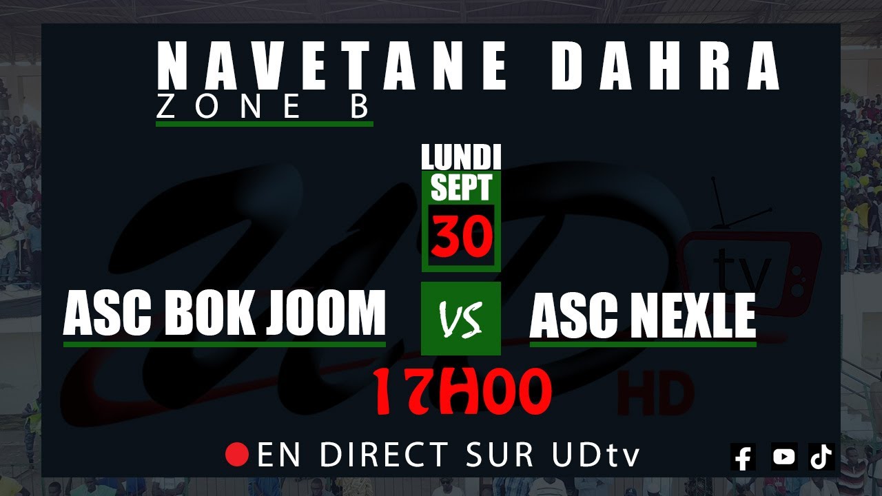 LIVE: NAVETANE DAHRA ZONE B ASC BOK JOOM VS ASC NEXLE