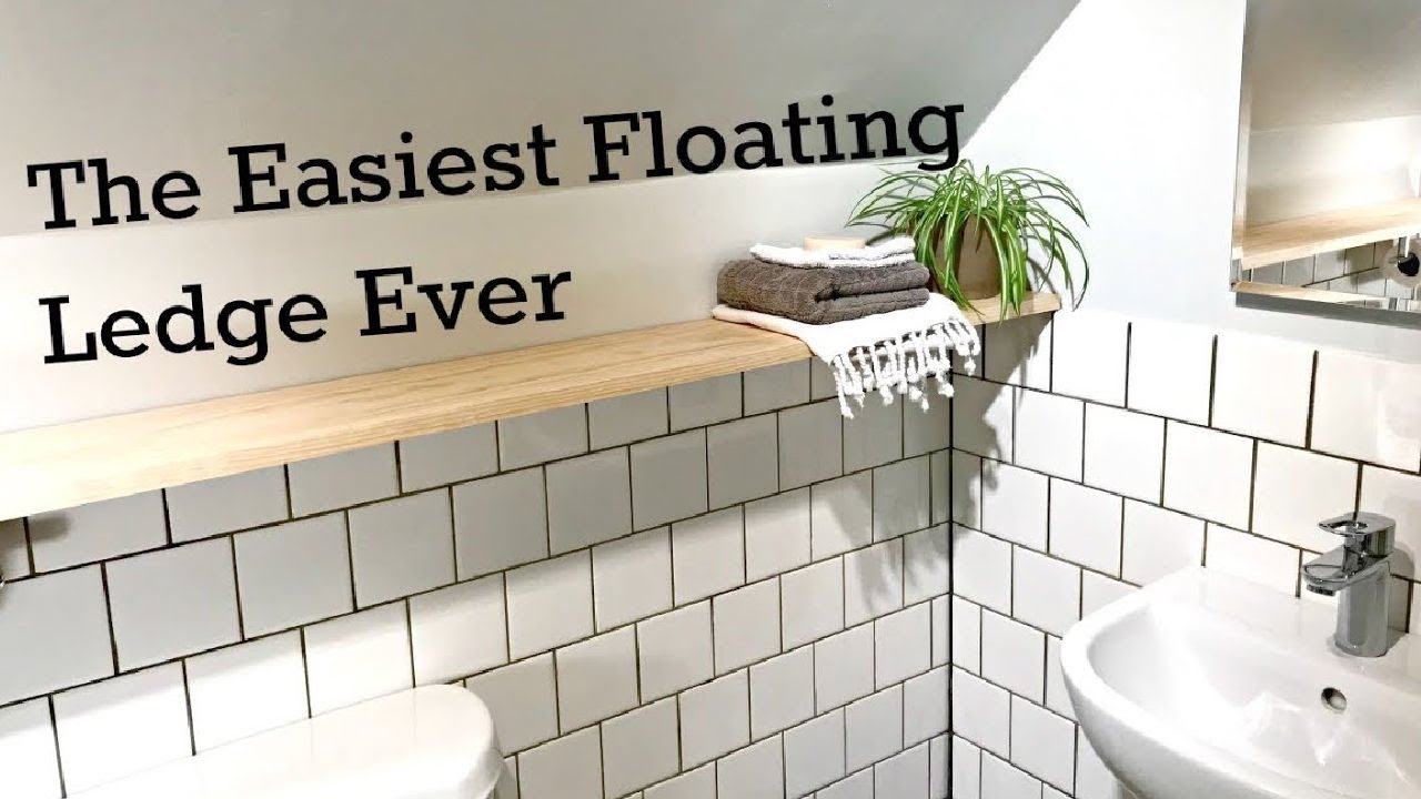 Easy Floating Ledge Shelf Install