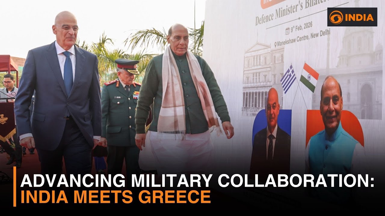 India-Greece Defense Industry Collaboration Talks & more news | DD India Newshour | 9 PM IST