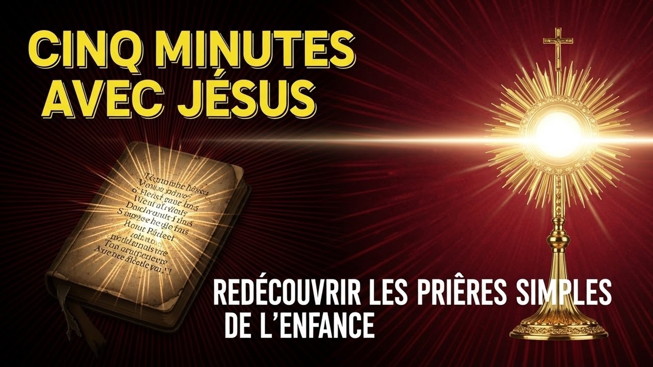 Cinq Minutes avec Jésus au Saint-Sacrement : Redécouvrir les prières simples de l'enfance