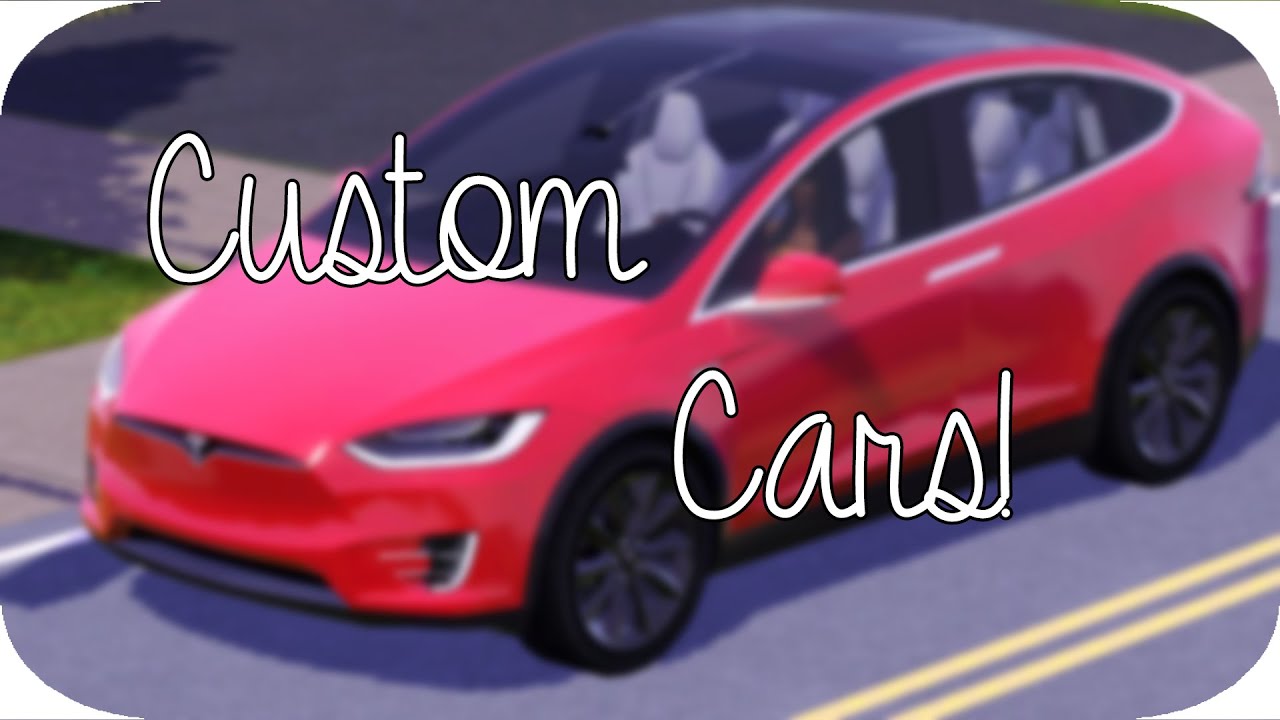 TESLA + BMW?!? | The Sims 3 | Custom Content Cars