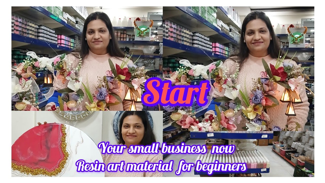 Start your small business now | Resin art materials for beginners | #resinbusiness #resinart
