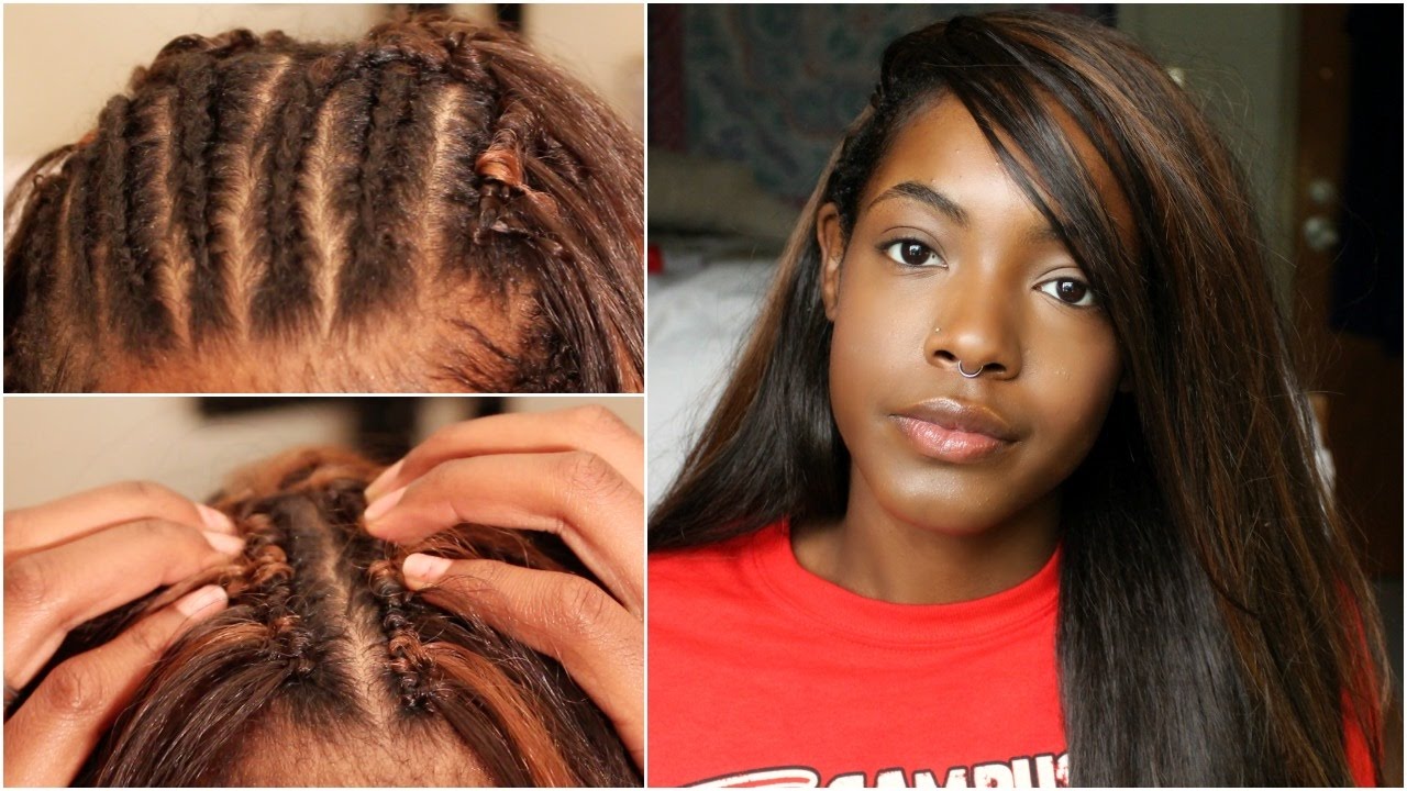 How To: Straight Crochet Braids w. Deep Side Part, Highlights & Layers | GIVEAWAY (CLOSED)