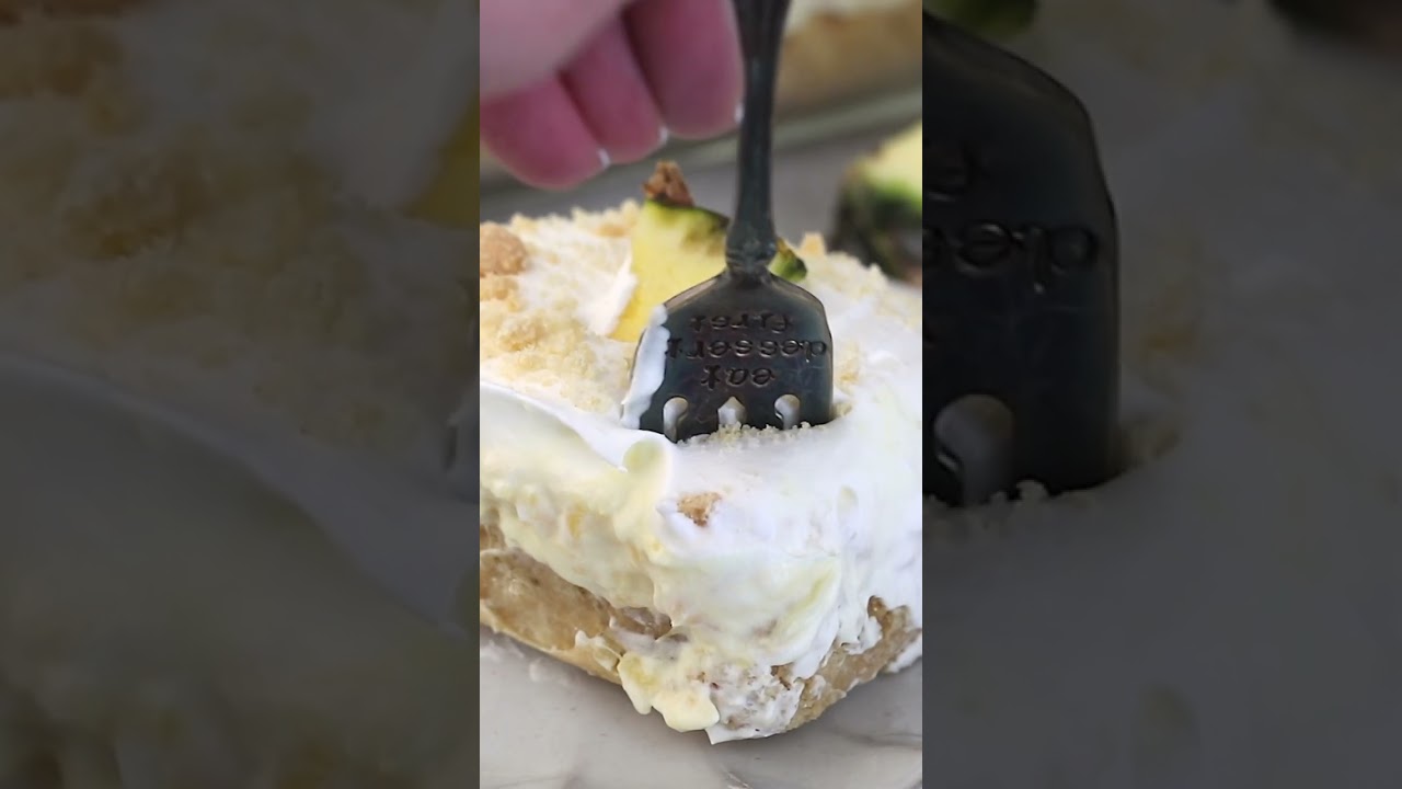 No Bake Pineapple Dream Dessert LINK IN DESCRIPTION