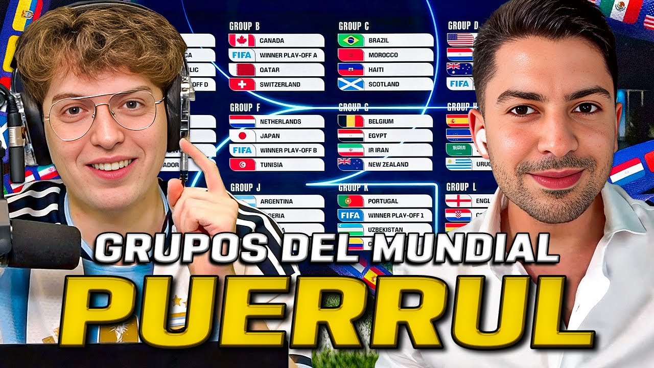 DAVOO XENEIZE Y GAST&Oacute;N EDUL ANALIZAN LOS GRUPOS DEL MUNDIAL 2026