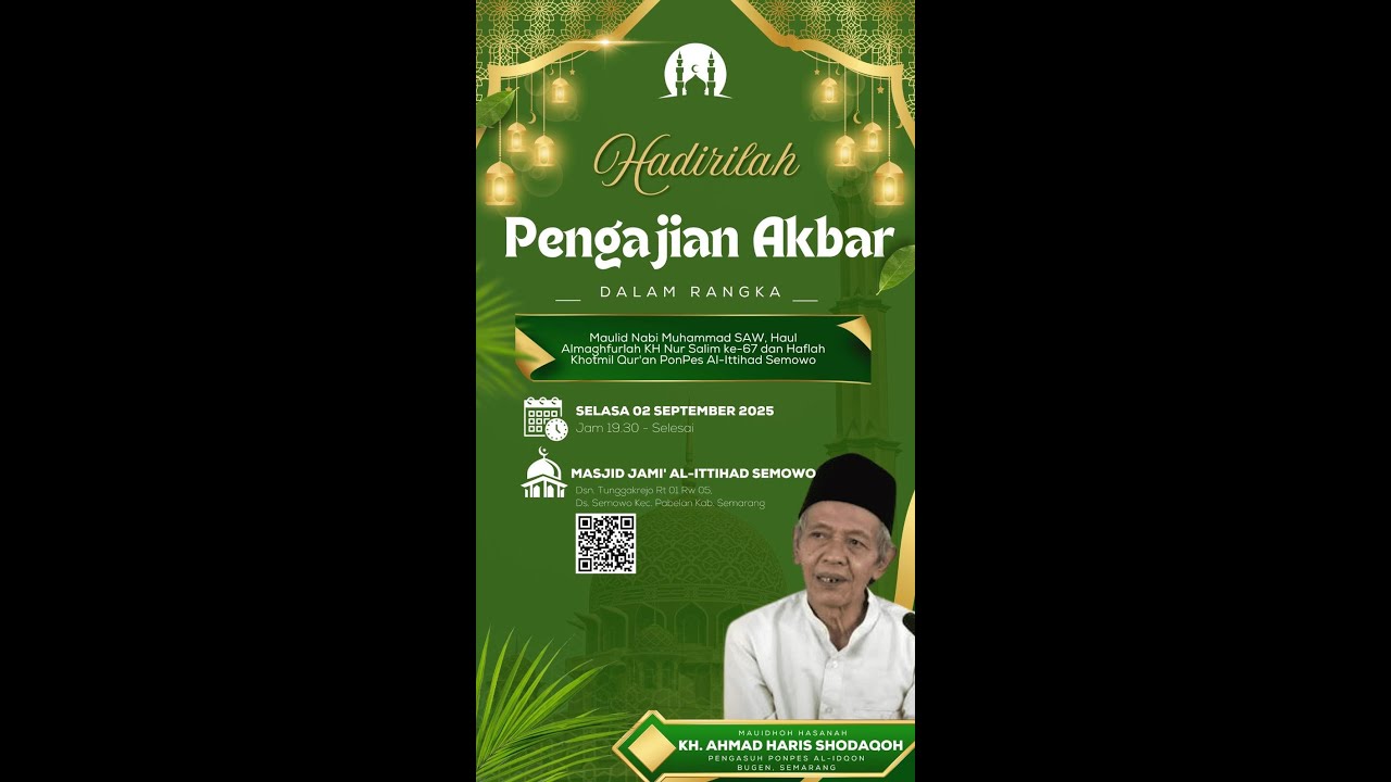 🔴 KHOTMIL QUR'AN & PENGAJIAN AKBAR - MAULUD NABI MUHAMMAD SAW - HAUL SIMBAH KH.NUR SALIM KE-67