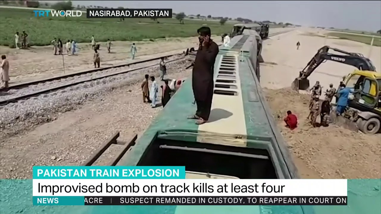 Four killed in train blast in Pakistan's Baluchistan
