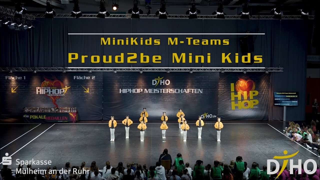 Proud2be Mini Kids- Tanzschule Wernecke | 2. Platz- Mini-Kids M-Teams M-Reihe HipHop