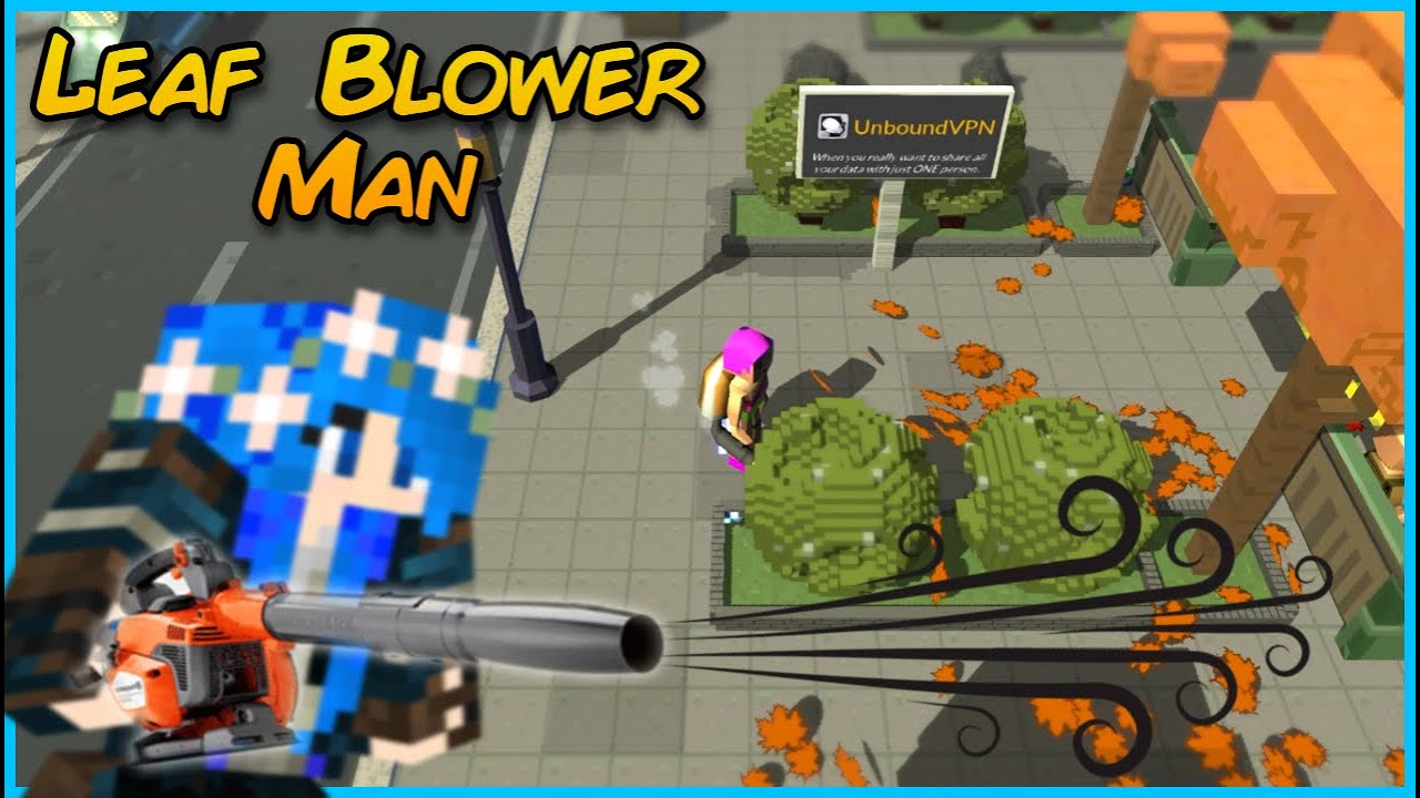 I'm a Leaf Blowing Hero! | [Leaf Blower Man]