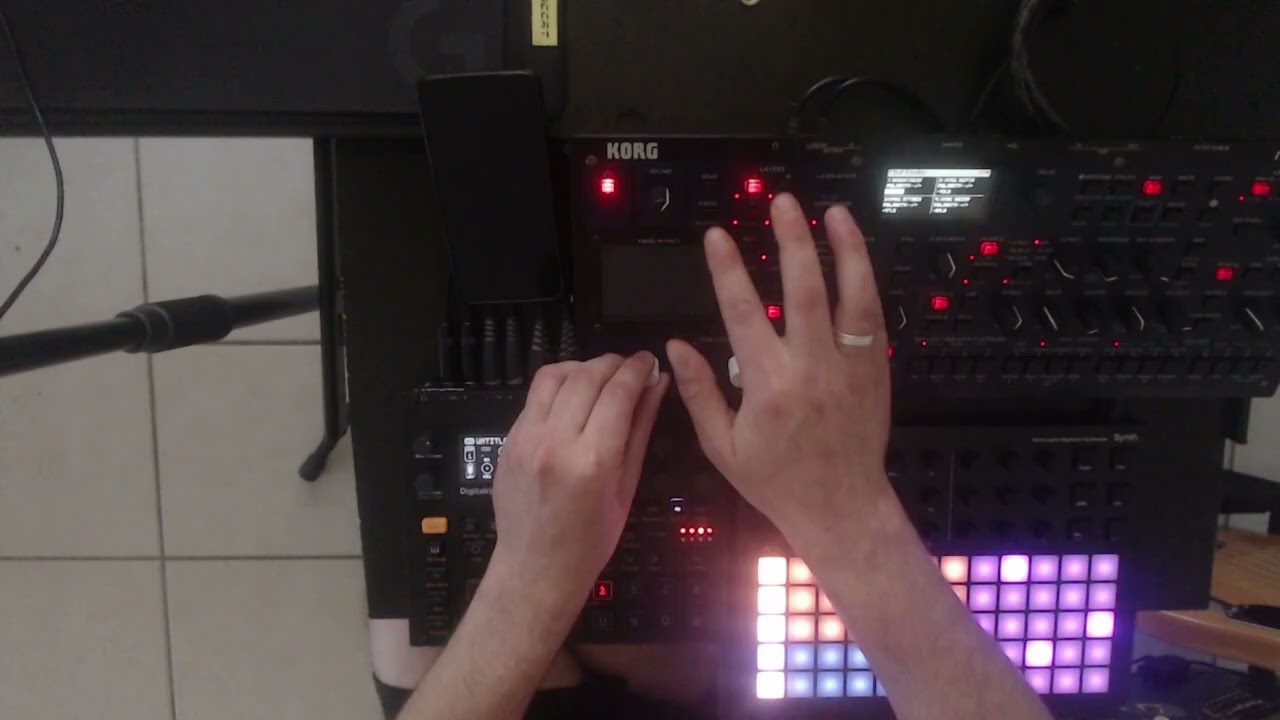 Live Jam #1 - Korg Multi/Poly - Digitakt II - Polyend Synth