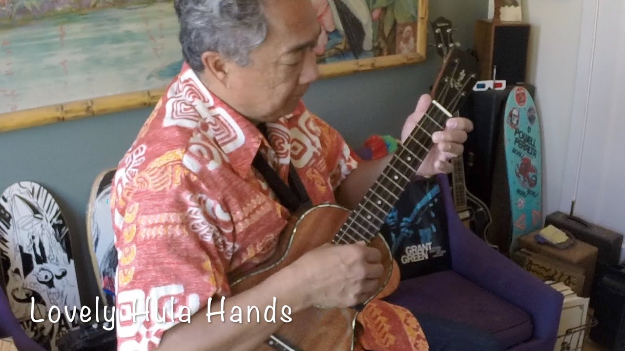 Vintage Hawaiian Song Lovely Hula Hands Ukulele