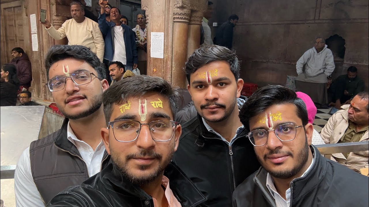 ￼ Hum saare bhai ￼Paanch gaye  Vrindavan 