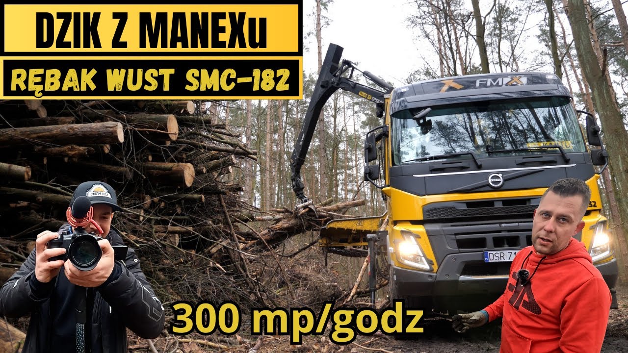 DZIK Z MANEXU - POTEŻNY RĘBAK  WUST SMC-812 || Biomasowa seria ODC.1 || Okiem ZULa & Pan Rębak &ROPA