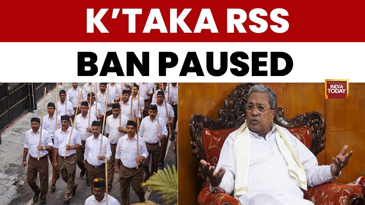 Setback for Siddaramaiah: Karnataka HC Stays Order Seen as Targeting RSS Activities
