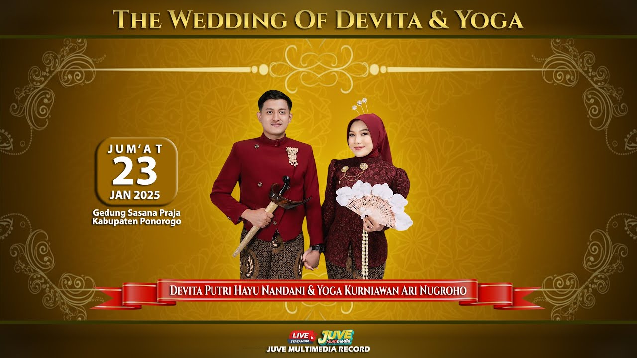 🔴 LIVE THE WEDING OF DEVITA dengan YOGA - 23 JANUARI 2026