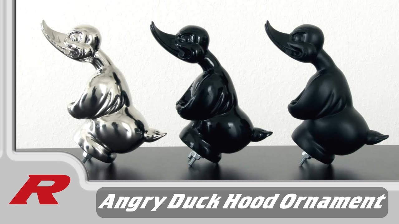 Death Proof Duck Angry Hood Ornaments