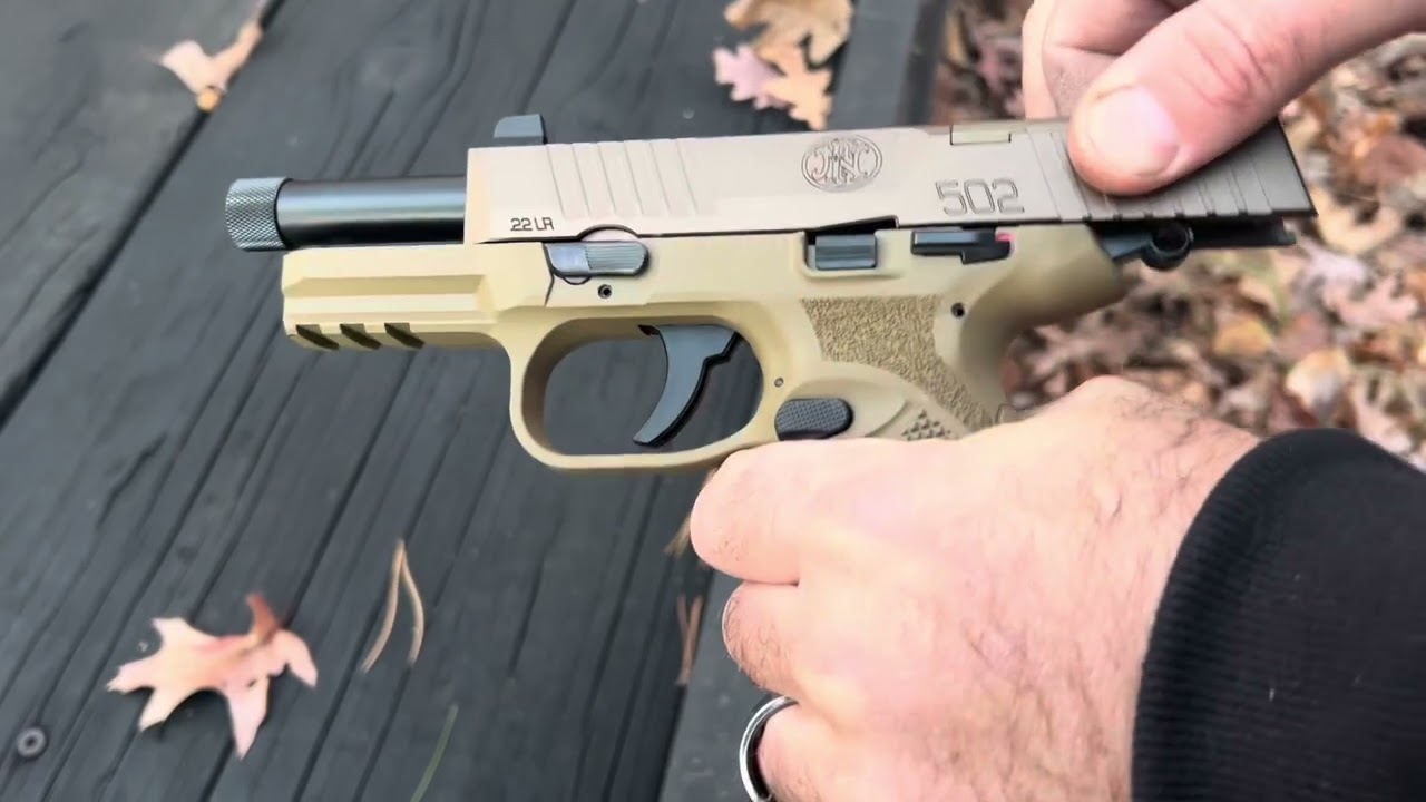 FN 502 .22lr shooting test