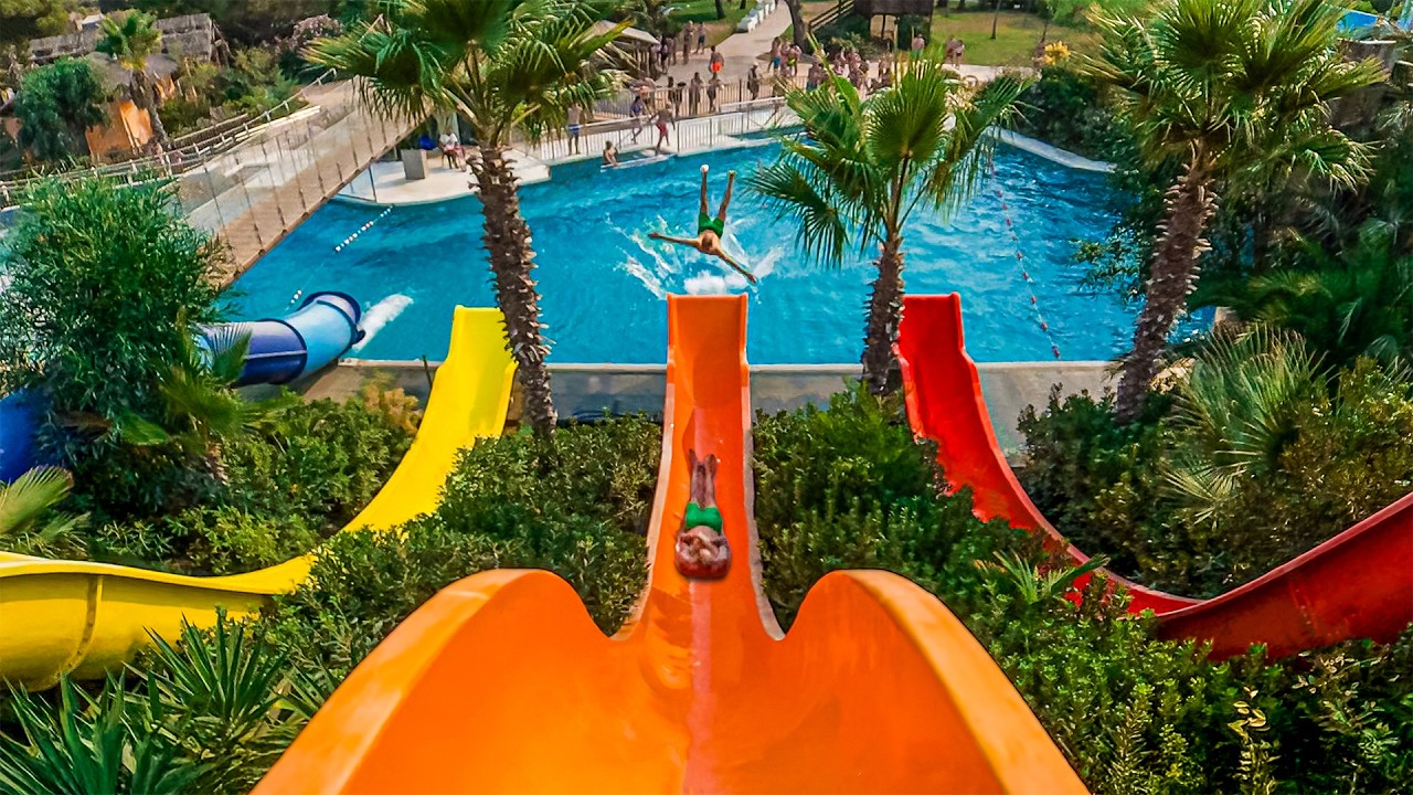 Slip & Fly Waterslides at Aquabrava Waterpark