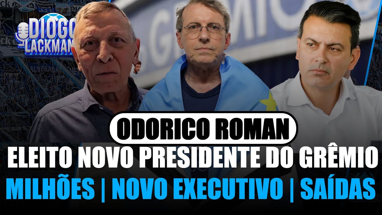 ODORICO ROMAN ELEITO NOVO PRESIDENTE DO GR&Ecirc;MIO | INVESTIMENTO MILION&Aacute;RIO? | NOVOS REFOR&Ccedil;OS | FLAUTA