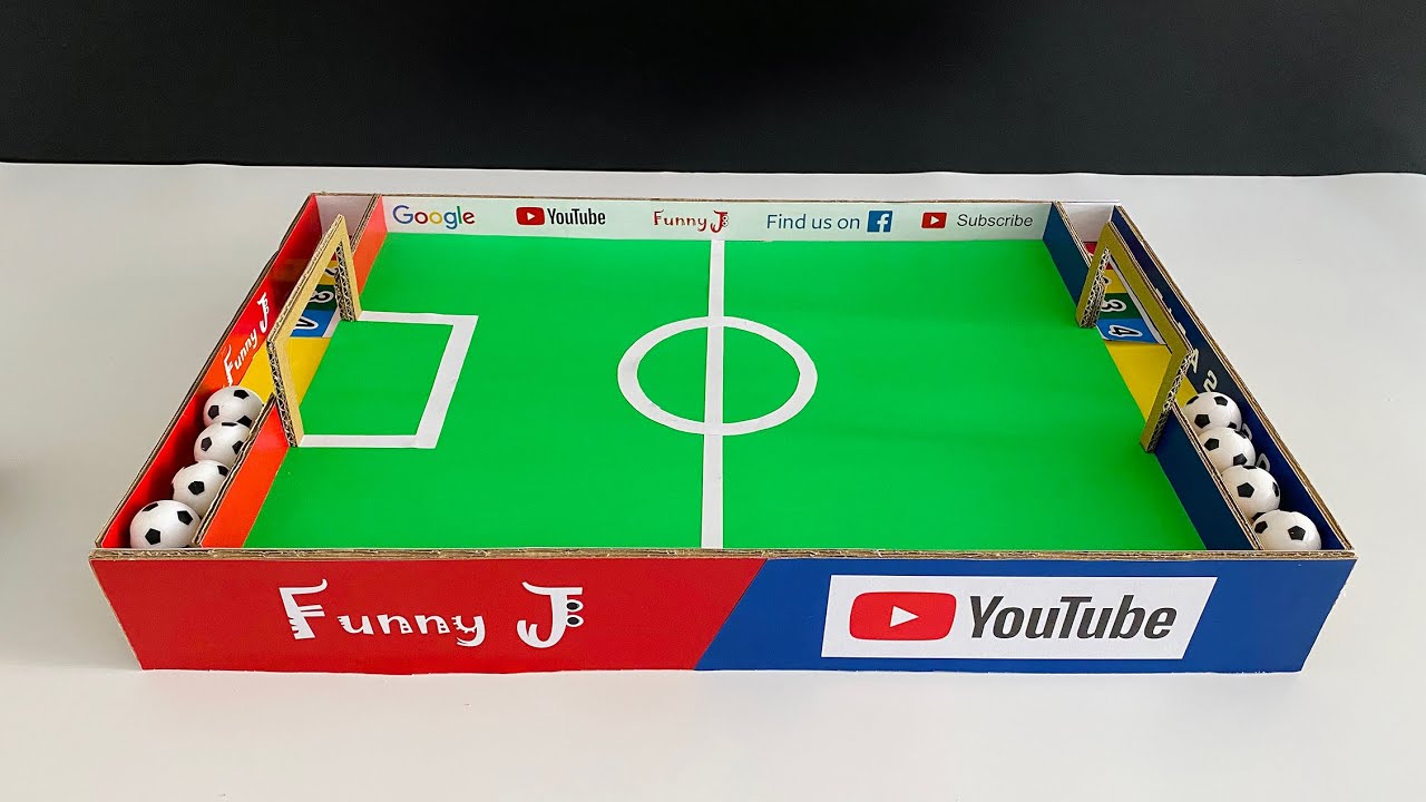 How to Make Football Game with cardboard