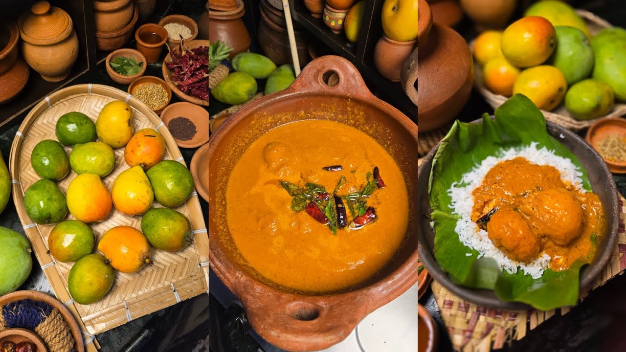 Kuku Da kajipu | Wild Mango curry Mangalore style 🥭 #foodzeee