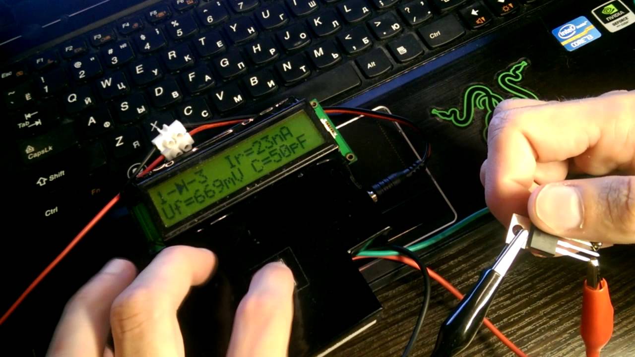 Тестер полупроводников на базе ардуино Nano
