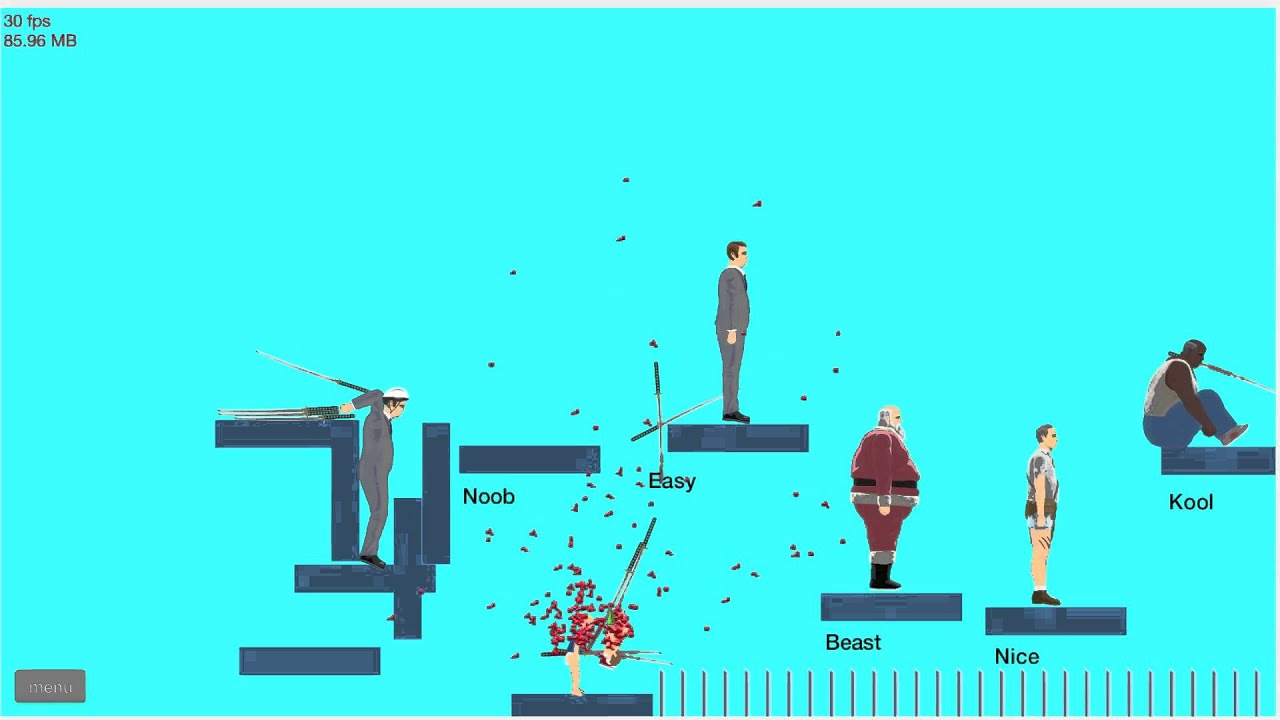 [Happy Wheels Episode 1] Sword Throw Special!