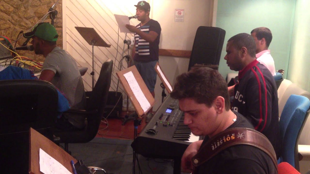 Gravação da Base da musica - Tres homens em um.
